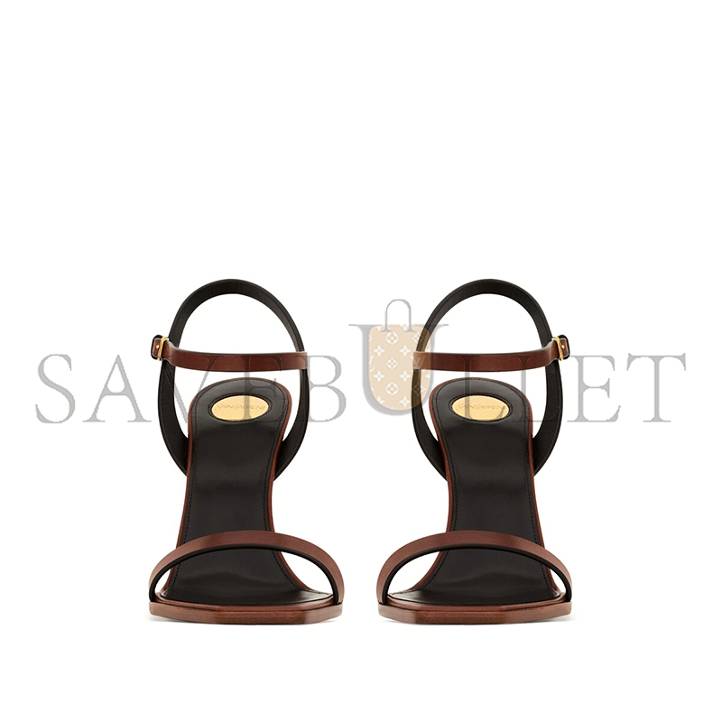 YSL SUSAN SANDALS IN SMOOTH LEATHER 822437DWE006036